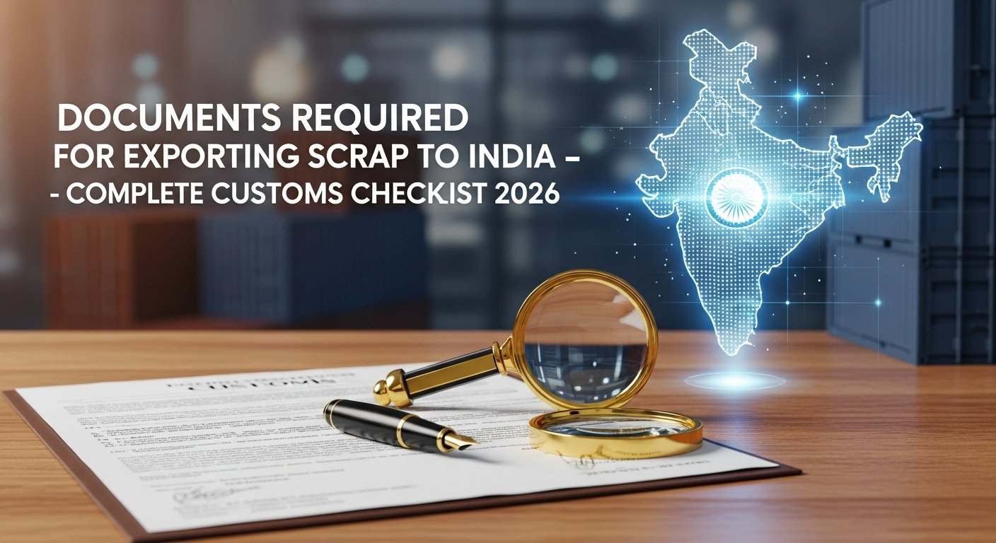Documents Required for Exporting Scrap to India - Complete Customs Checklist 2026